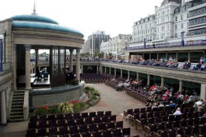 Bandstand with The View Hotel behind