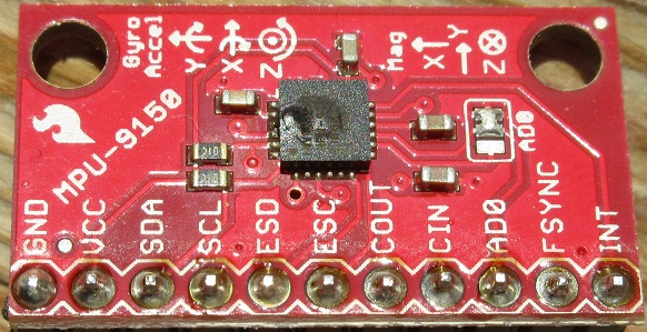 A fried IMU-9150 