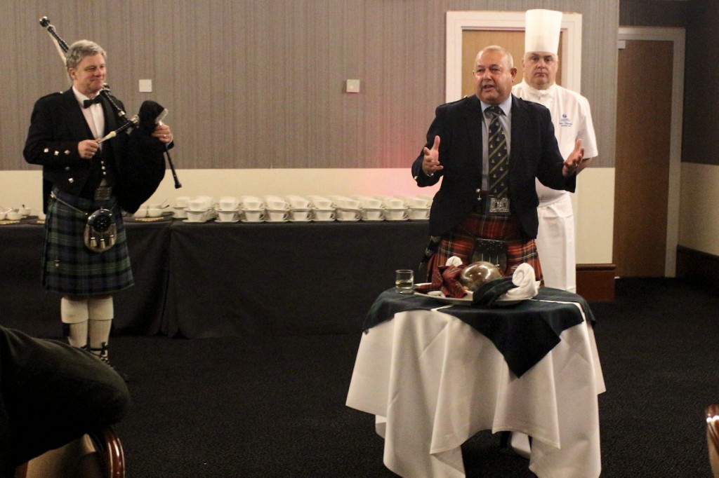 Addressing the haggis