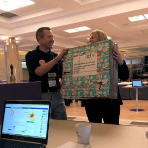 Morten gets a parcel