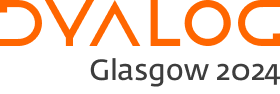 Dyalog '24 text logo