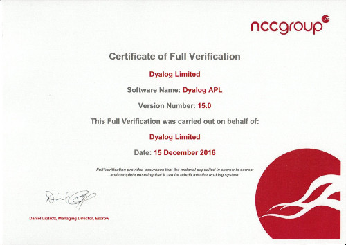 Certificate escrow certificate